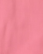 Girls 2-Piece Organic Cotton Waffle Knit Top & Short Set, image 4 of 5 slides