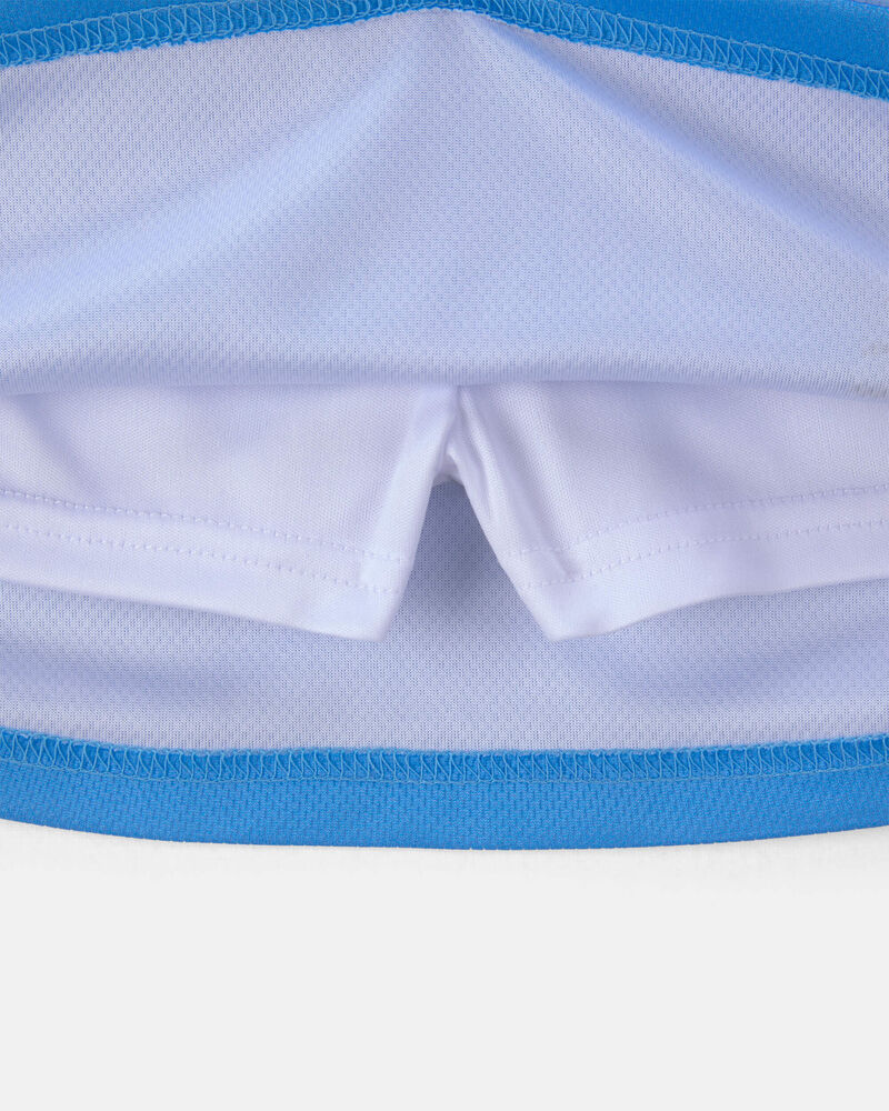Girls Umbro Argentina Active Skort - Light Blue/White, image 5 of 7 slides