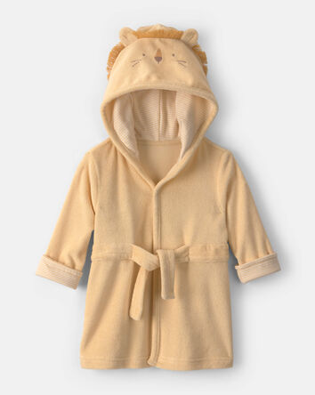 Baby Lion Terry Robe - Yellow, 