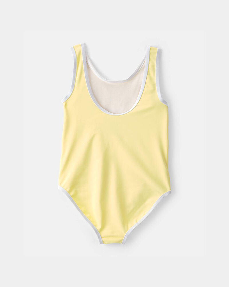 Toddler Girl 1-Piece 'Sunny Days' Swimsuit - Yellow, image 2 of 4 slides