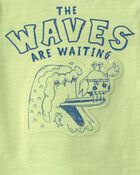 Baby Boy Surfing Crab Tank Top - Green, image 4 of 5 slides