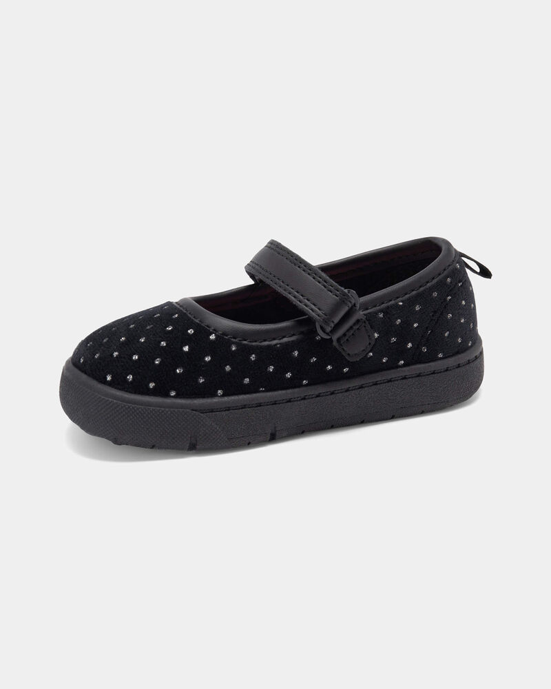 Baby Girl Every Step&reg; First Walker Dress Shoes - Black, image 6 of 6 slides
