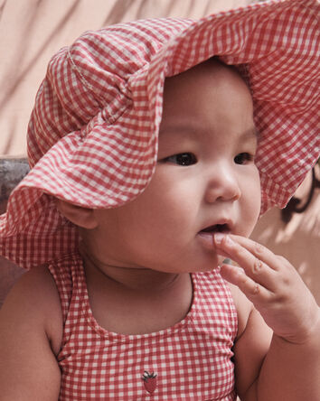 Baby Girl Sunhat Made with Organic Cotton , 