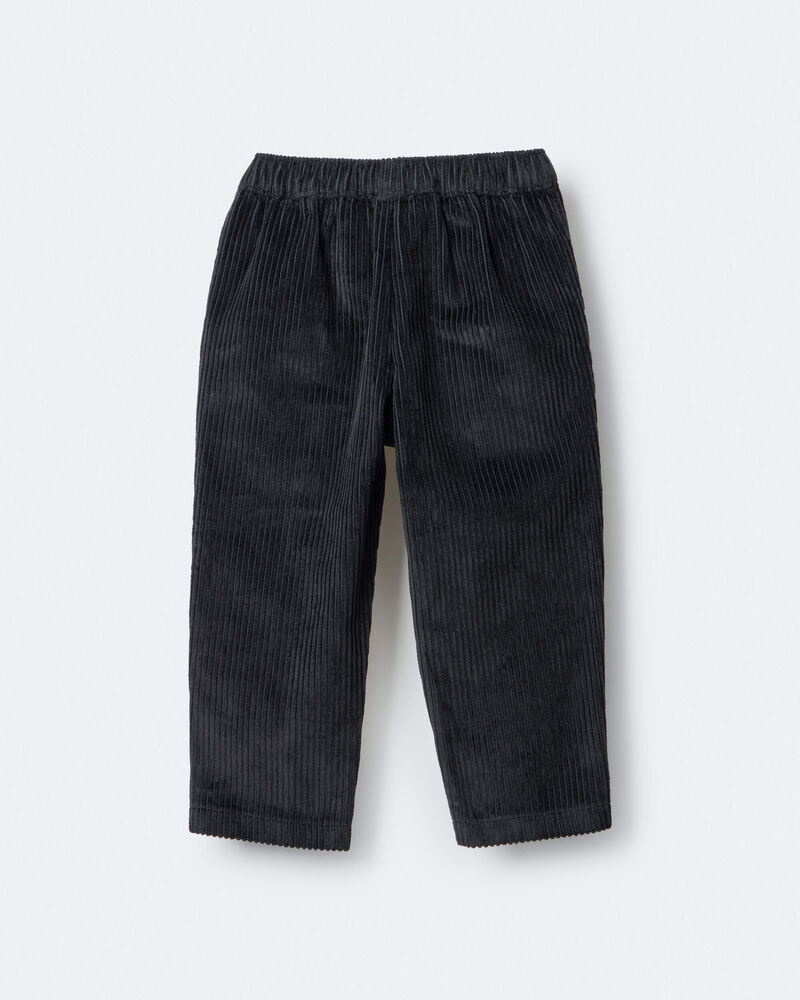 Toddler Boy Corduroy Pocket Pant - Black, image 6 of 7 slides