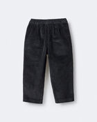 Toddler Boy Corduroy Pocket Pant - Black, image 6 of 7 slides