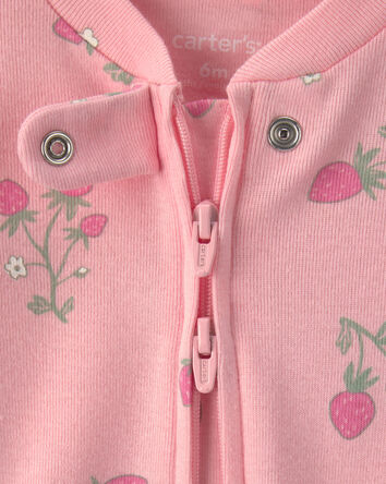 Baby Girl 2-Pack Strawberry Sleep & Play Pajamas - Pink, 