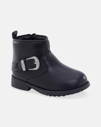 Toddler Girl Fashion Boots - Black, 