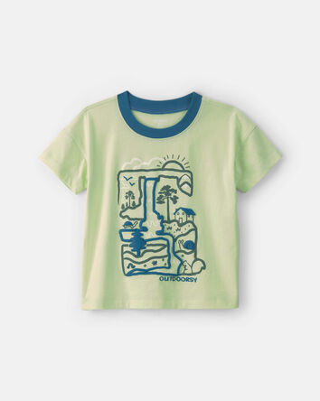 Toddler Boy 'Outdoorsy' Graphic Tee - Green, 