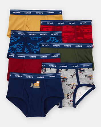 Toddler Boy 7-Pack Cotton Briefs Underwear, 