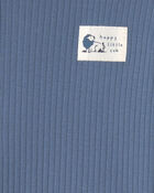 Baby Boy 3-Piece Safari Layering Set - Blue/Ivory, image 3 of 5 slides