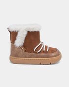 Baby Girl Every Step&reg; First Walker Boots - Khaki, image 2 of 6 slides