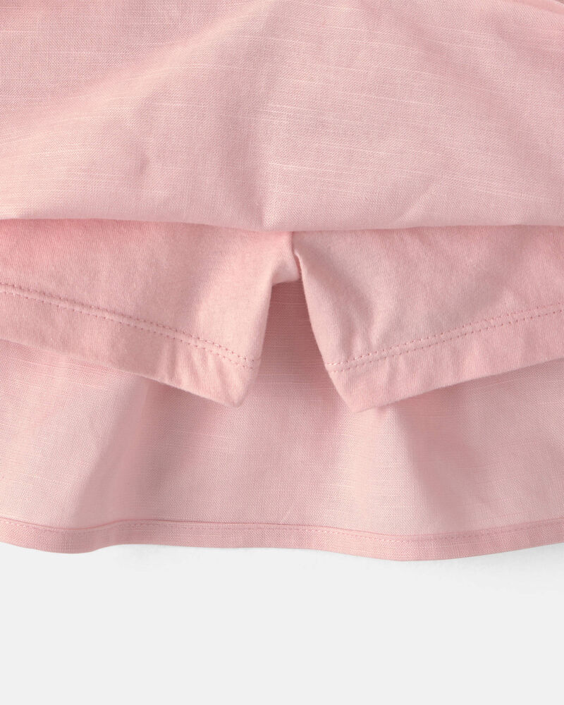 Toddler Girl 2-Piece Eyelet Top & Skort Set - Pink, image 2 of 4 slides