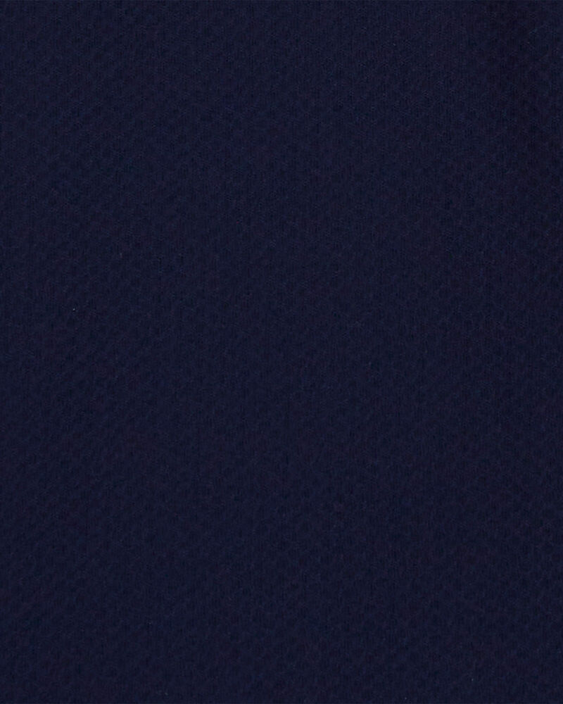 Toddler Active Polo in Moisture Wicking BeCool&trade; Fabric - Navy, image 2 of 3 slides