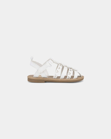 Toddler Girl Floral Sandals - White, 