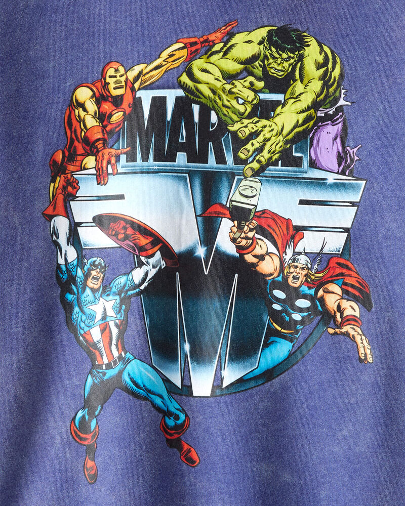 Boys &copy;Marvel Long-Sleeve Hoodie - Blue, image 3 of 4 slides