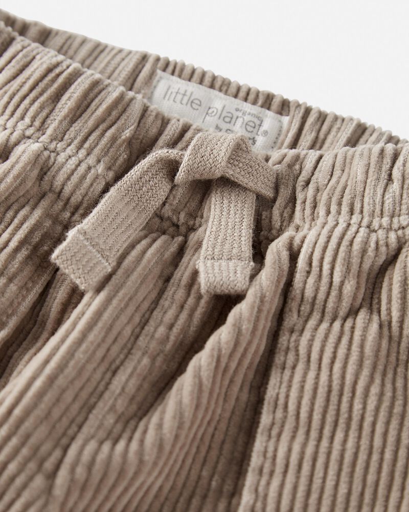 Baby Organic Cotton Corduroy Drawstring Pants, image 3 of 5 slides