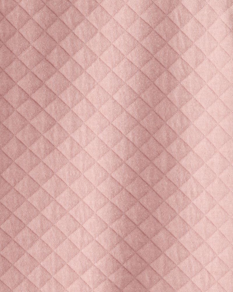 Baby Girl Double Knit Zip Wearable Blanket, image 4 of 5 slides