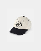 Baby 'Beach Mode' Baseball Hat - Black/Ivory, image 1 of 2 slides