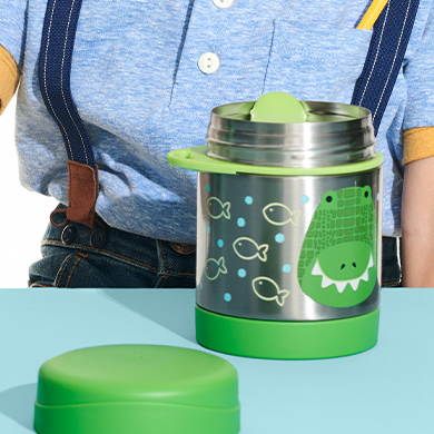 jar lid open of 
ZOO® Insulated Food Jar